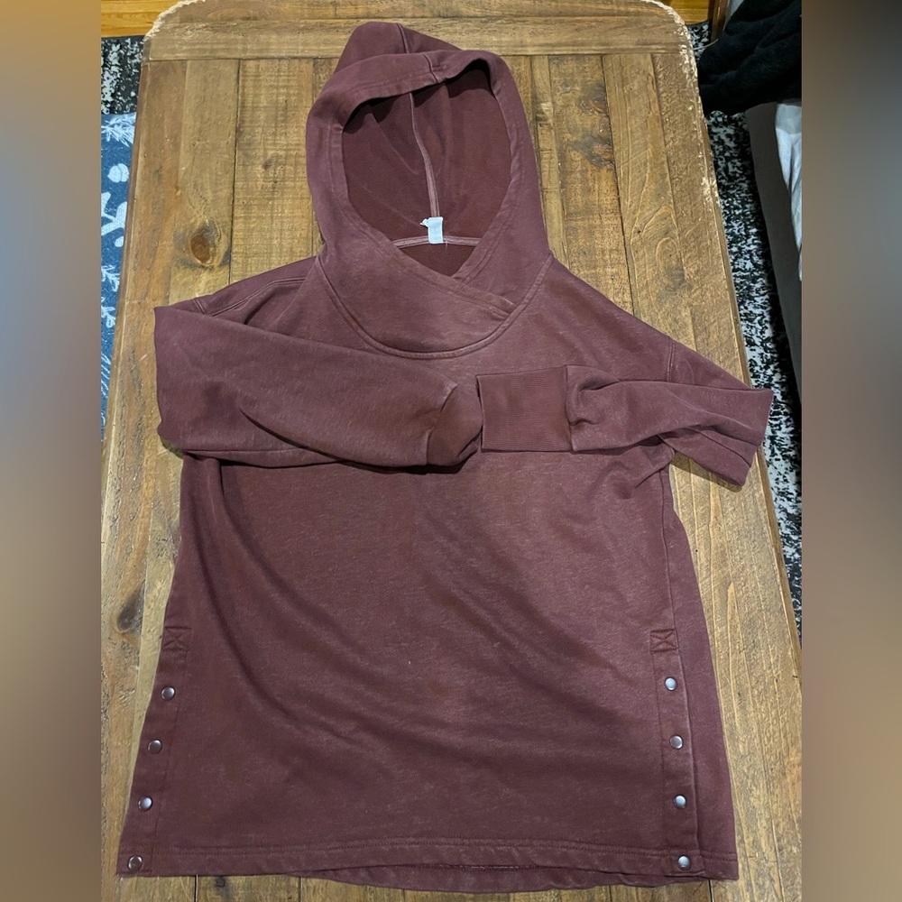 Daily Practice Anthropologie Twist Collar Hoodie